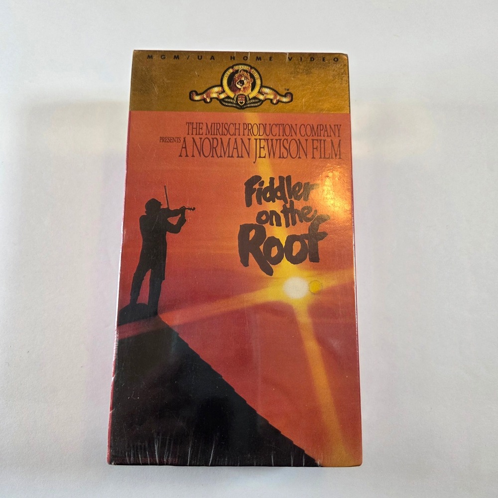 Sealed Fiddler on the Roof VHS Tape MGM UA Home Video Norman Jewison 1971